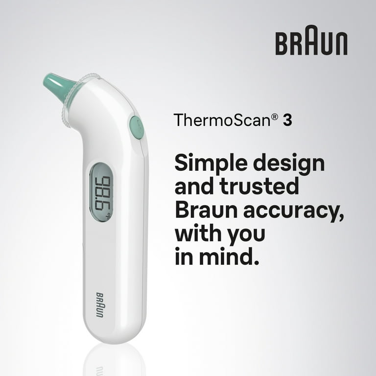 Thermomètre auriculaire infrarouge Braun Thermoscan 3 IRT3030