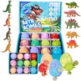 thumbnail image 1 of Set de bombas de baño YULONG Lab Dino Egg con dinosaurio de juguete para niños, 1 of 7