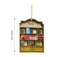 thumbnail image 3 of Book Lovers Shaped Bookshelf Pendant Acrylic Ornament Suitable For Gift Giving, 3 of 7