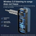 thumbnail image 3 of Bluetooth 5.0 Receiver Transmitter 2 In 1 3.5 Mm Jack Wireless Adapter For Car Music Audio Auxiliary Hands-free Headset, 3 of 7