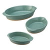 Better Homes & Gardens Parker Oval Baking Dish, Set of 3, Multiple Colors