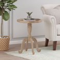 thumbnail image 1 of French Country Accent Table with Octagonal Top, Natural End Table, 1 of 5