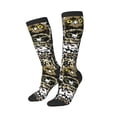 thumbnail image 2 of Bingfone Compression Socks for Women and Men Long Socks for Running Athletic Cycling Nurse-Ink Graffiti Owl, 2 of 8