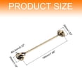 thumbnail image 2 of Uxcell 8 inch Hook and Eye Latch Barn Door Lock Stainless Steel, Bronze Tone, 2 of 7