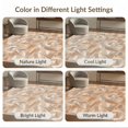 thumbnail image 6 of ODIKA 6'x9' Beige Clay Geometric Design Washable Area Rug Dynamic Abstract Pattern with Modern Flair for Family Room, Living Mater Bedroom, Non-Slip, Easy Care, 6 of 6