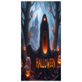 thumbnail image 1 of Spooky Gothic Pumpkin Banner Haunted Halloween Ghost for Holiday Decoration Party Decor Indoor Event, 1 of 5