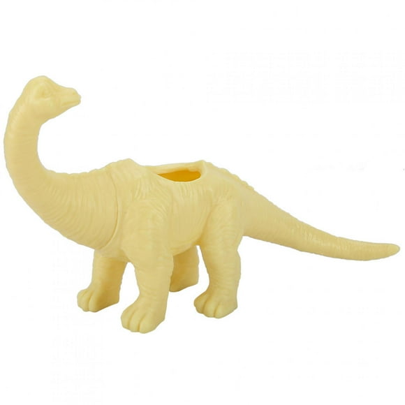Verdant Touch Pot de fleurs en forme de dinosaure pour cactus et plantes grasses - Décoration de jardin (jaune)
