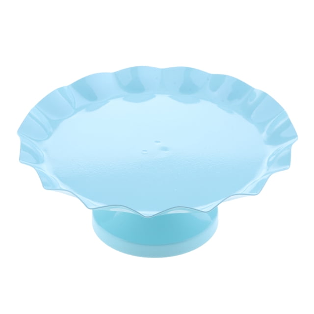 Pastel Pan Sunnimix Soporte de la torta del hierro Azul S