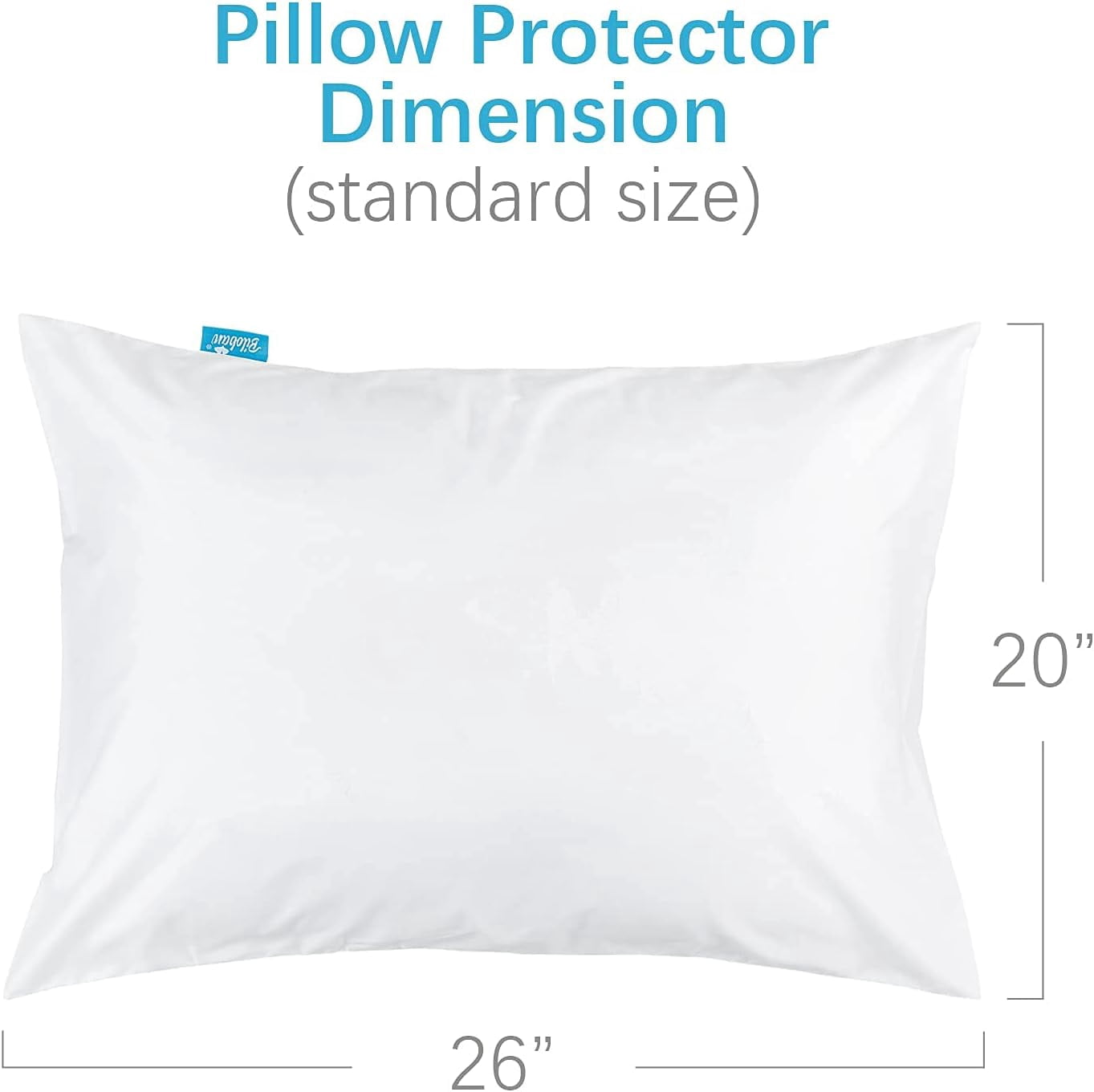 Biloban 2 Pack Waterproof Pillow Protectors Queen Size - Bed Bug Proof, Noiseless, Breathable Pillow Covers - View #11