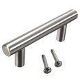thumbnail image 2 of Kitchen Handle Cabinet Cupboard Door Drawer Handles Black Stainless Steel 100mm, 2 of 7