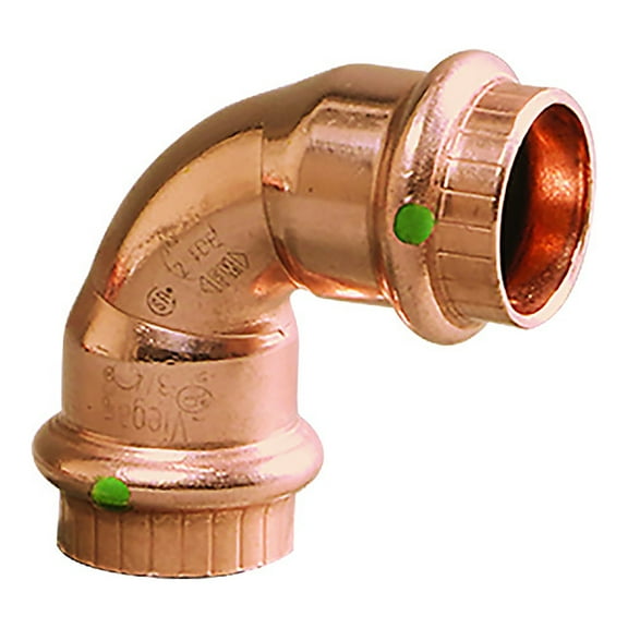 Viega ProPress 1/2" - 90 Copper Elbow - Double Press Connection - Sma... [77317]