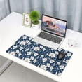 thumbnail image 5 of Bingfone Lilies Flowers Large Gaming Mouse Pad,Extended Desk Mousepad with Stitched Edges,Non-Slip Base,Water Resist Keyboard Pad for Gamer, Office & Home, 29.5 x 16 in, 5 of 6