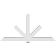 thumbnail image 4 of 96"W x 48"H x 6"D x 6"F, 12/12 Pitch, Kennewick Architectural Grade PVC Gable Bracket, 4 of 8