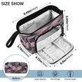 thumbnail image 3 of Nylon Fish Mouth Pencil Case with Large Capacity Zipper Pencil Pouch Pink with Gold Butterfly Pencil Bag Organizers, 3 of 7