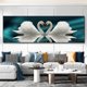 thumbnail image 3 of Pósteres e impresiones de One Piece Swans Love, pintura en lienzo de animales, arte de pared para sala de estar, dormitorio, decoración moderna del hogar sin marco, 3 of 5