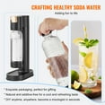 thumbnail image 5 of KFFKFF 1 PET Sparkling Water Bottle Soda Maker Carbonator Machine Black(not contain CO2 GAS ), 5 of 9