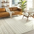 thumbnail image 4 of Hauteloom Matawan Wool Living Room, Bedroom Area Rug - Bohemian, Transitional - Cream, Ivory, Dark Brown - 8'10" x 12', 4 of 15