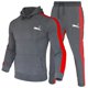 thumbnail image 4 of Sudadera con capucha con estampado a rayas para hombre, conjunto holgado y transpirable para gimnasio y correr al aire libre, moda sencilla e informal, novedad, 4 of 5