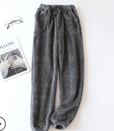 Women Flannel Fleece Pajama Pants Plush 