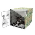 thumbnail image 5 of Clover Dog Crate Cover, Irish Folk Pattern, Easy to Use Pet Kennel Cover Small Dogs Puppies Kittens, 7 Sizes, Pale Green Multicolor, by Ambesonne, 5 of 6