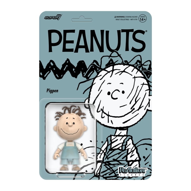 Figuras de Acción Super7 Peanuts Reacción Ola 08 - Figura de Acción Pigpen
