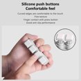 thumbnail image 3 of Finger Grip Strength Trainer, Grey Isolate Ergonomic Finger Strength Trainer Adjustable Finger Piston  for Elderly for Musician, 3 of 7