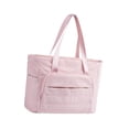 thumbnail image 4 of Bolso para portátil para mujer con bolso de mano con correa portátil cierre de cremallera cierre de cremallera Rosa, 4 of 8