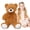 Light Brown, variant on Tezituor 35.4" Giant Teddy Bear Stuffed Animal Large Cuddly Bear Plush Toy Soft Body Pillow