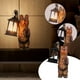 thumbnail image 1 of pstuiky Oso de jardín, luz, resina, imitación madera, decoración para el hogar, 1 of 9