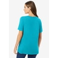 thumbnail image 3 of Woman Within Plus Size Perfect Short-Sleeve Crewneck Tee, 3 of 6