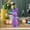 Purple, variant on Sktrjpolfis Easter Standing Bunny Figurine with Bow for Home Garden Courtyard Outdoor Easter Accent