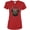 Red, variant on Bull Dog, Spiked Collar, and Headphones Animal Lover Womens Graphic T-Shirt