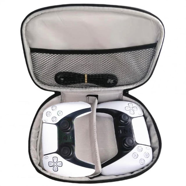 Portable Carrying Case Gamepad Waterproof Handbag Shockproof Storage Bag Compatible For Ps5/x Box/pro/controller black