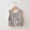 thumbnail image 5 of Hotiary 0-3T Baby Girls Boys Fall Winter Fleece Vest Fuzzy Fall Winter Warm Waistcoat Sleeveless Jacket With Pockets, 5 of 8