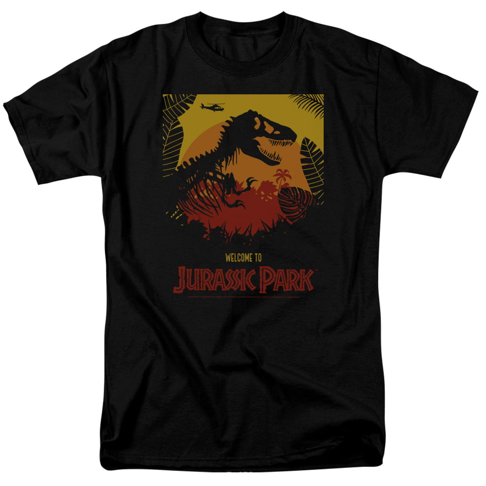 Jurassic Park Movie WELCOME TO THE PARK Licensed Adult Sweatshirt Hoodie