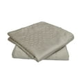 thumbnail image 2 of Home Soft Things Marquesa Dots Embroidery Silk Filled Throw Pillow 2 Piece Set - Pewter Stone - 18" x 18", 2 of 7