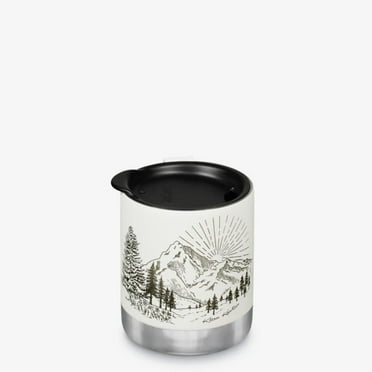 Klean Kanteen Camp Mug 12 Oz Laser Etch Mntns Matte White