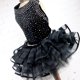 thumbnail image 4 of BRIGHTFUFU Elegante falda de encaje para perros Vestido de tutú de perro cómodo y moderno Disfraz de mascota Vestido de verano para cachorro (Negro-Tamaño XS), 4 of 7
