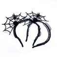 thumbnail image 3 of Banda para el pelo del diablo de Halloween, decoración de fiesta de Halloween, telaraña, bruja, baile, diadema, accesorios para fotos, fantasma, Festival, cabeza de murciélago, aro, 3 of 4