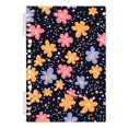 thumbnail image 2 of Haosy Cartoon Flowers and Dots Notebooks 2 Pcs 1-subject Journal 60 Sheets A5 College Ruled Paper Detachable Ring 8.3"x5.7", 2 of 8