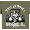 thumbnail image 3 of Hot Wheels - This Is How I Roll - Kids Toddler And Youth Short Sleeve Tee, 3 of 5