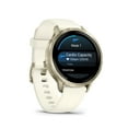 thumbnail image 3 of Garmin Venu 4 GPS Smartwatch - 41mm Lunar Gold with Bone Silicone Band, 3 of 12