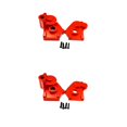 thumbnail image 1 of maskred Precision Engineering Medium Gear Box Housing For ECX 1/12 RC RGT 136100 Performance Improve Performance Of RC Car.Made red 2Set, 1 of 6