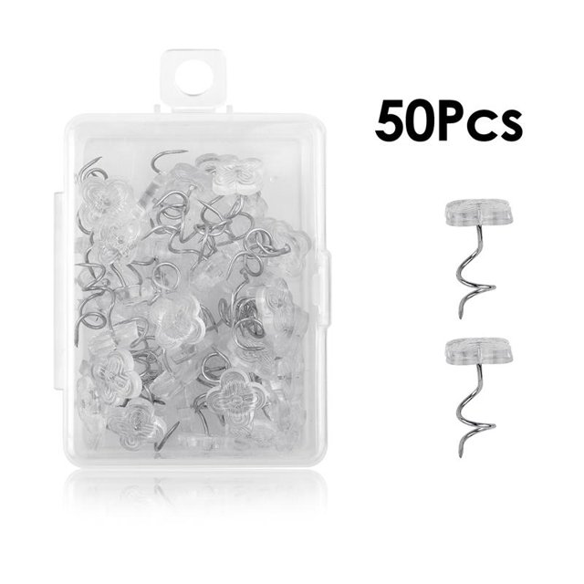 Alfileres de costura de 100/50 piezas, herramientas de retales de bordado, aguja de posicionamiento, alfileres de botón de Metal fijo, accesorios de costura DIY