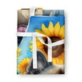 thumbnail image 3 of Carolines Treasures DAC6105APRON 30 x 27 in. Keeshond in Sunflowers Apron, 3 of 5
