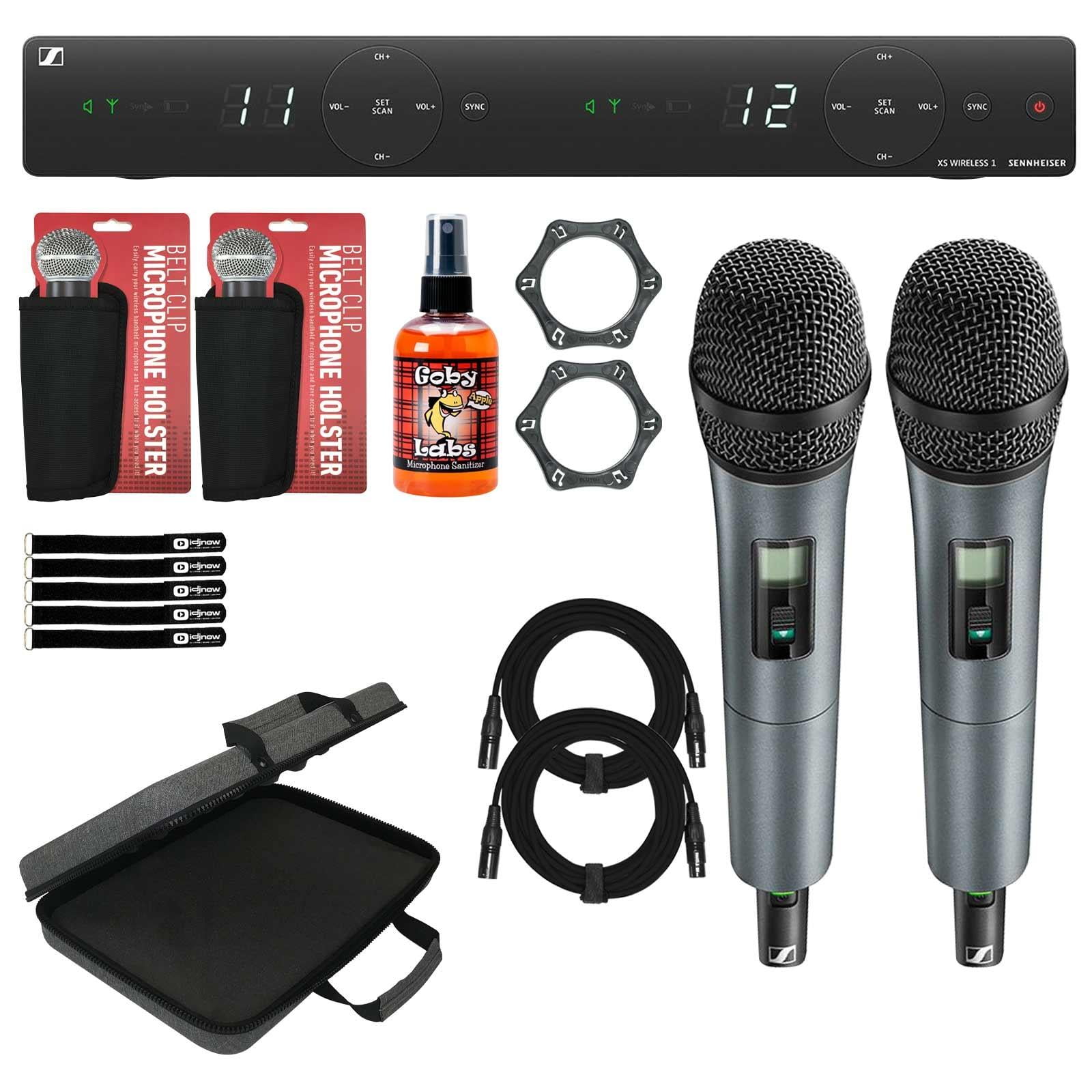 Sennheiser XSW 1825 DUALA 2Channel Wireless System with Carry Case