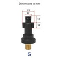 thumbnail image 1 of 1pc Pressure Washer Adapter Foam Nozzle Adapter Car Washing accessories pressure Accessories G, 1 of 5