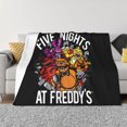 thumbnail image 1 of Manta de franela Five Nights At Freddy's, suave, cálida y cómoda, para sofá, cama, oficina, cálidas mantas de felpa para todas las estaciones, manta de microfibra ultra suave, 1 of 8