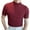 Wine Red, variant on INCERUN Men's Short Sleeve Turtle Neck Solid Color Shirts Summer Bottoming Tee Tops