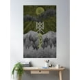 thumbnail image 2 of Odin Strength Rune Poster Wall Art, Modern Wall Decor For Living Room Bedroom, 24x36 UNFRAMED, 2 of 3
